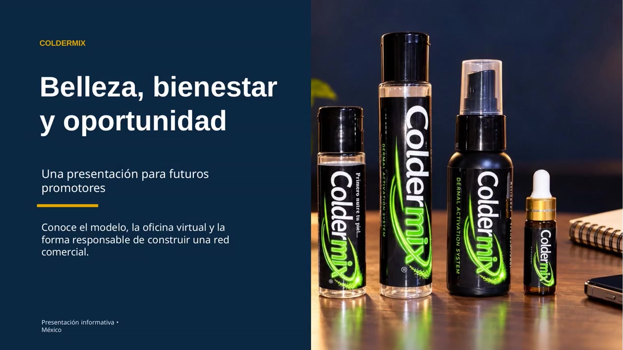 Presentación general de Coldermix